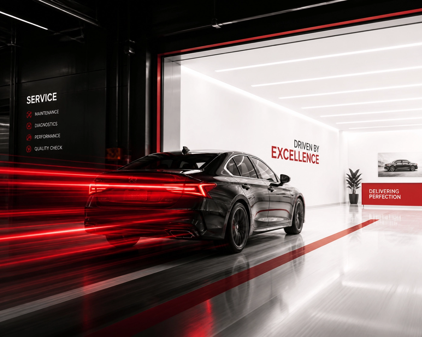 Accelerated vehicle reconditioning moving a used car quickly from service to the sales floor.